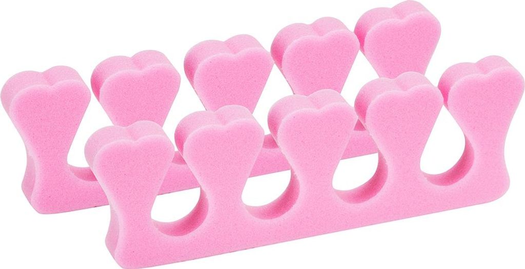 Schaumstoffseparatoren für die Pediküre, 100 Stück, rosa Produktbild 