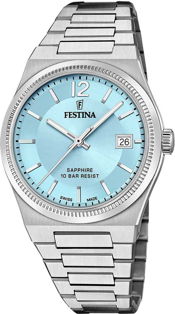 Festina F20035/7 Damenuhr Swiss Made Rivé 35mm 10ATM