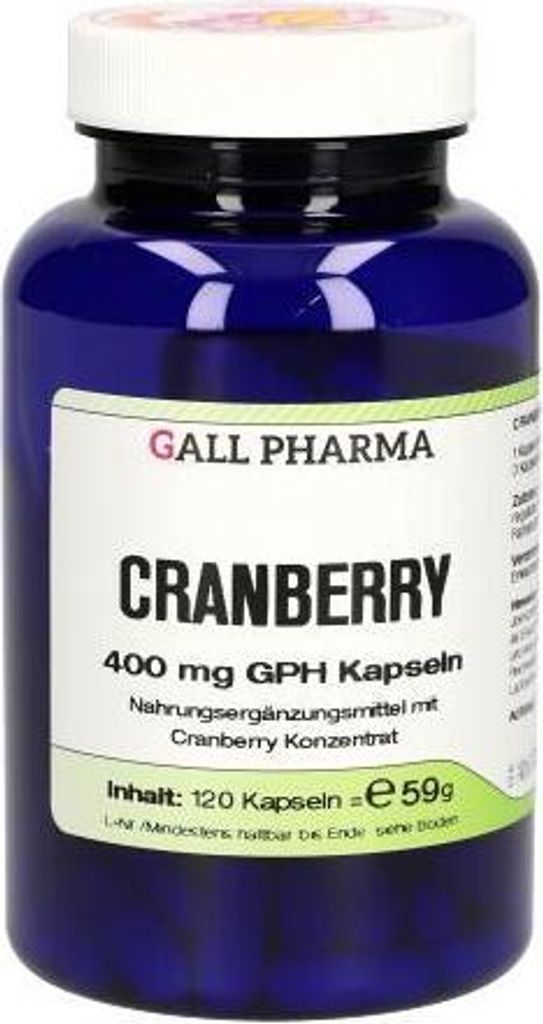 Cranberry 400 mg Gph Kapseln 120 St