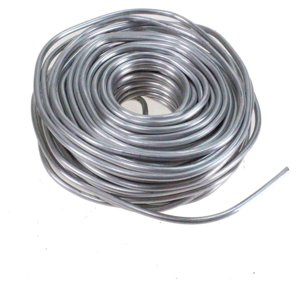 10m Aluminiumdraht  Ø2mm silber weich Aludraht Alu Draht Drahtmaus Basteldraht