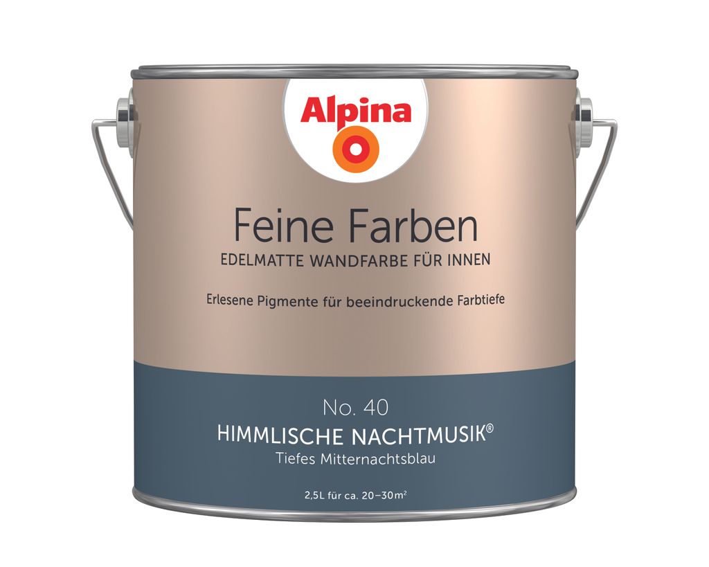 Alpina Feine Farben Wandfarbe No. 40 Himmlische Nachtmusik Produktbild 