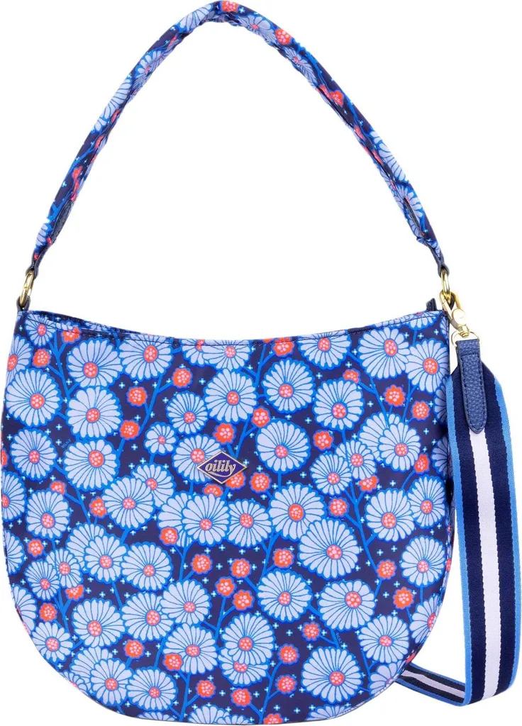 Molly Shoulder Bag Oilily Bleu Eclipse : Sac à Épaule avec Bandoulière