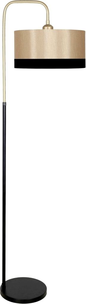 Opviq, Potenza Mataro - Gold, Black, Stehlampen, Gold, Produktbild 