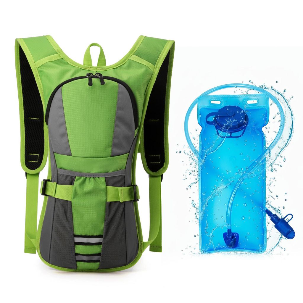 Hydratační batoh 15 l s 2l vakem na vodu, velký turistický Obrázek produktu 