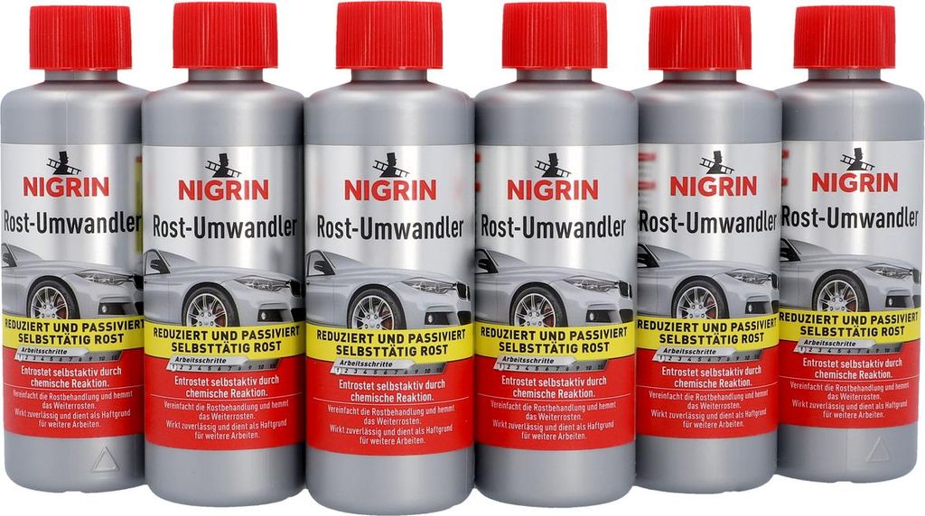 NIGRIN Rost-Umwandler 200ml 6x Produktbild 