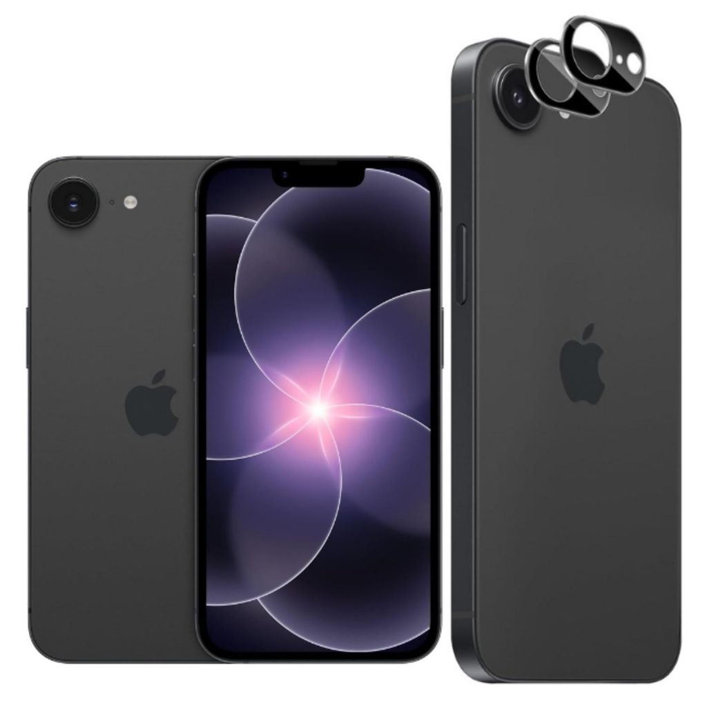 CLM-Tech 2X Kameraschutz kompatibel mit iPhone 17e - Kameraglas Panzerfolie Panzerglas Crystal Clear - 9H Schutz Glas kristallklar 2X Stück