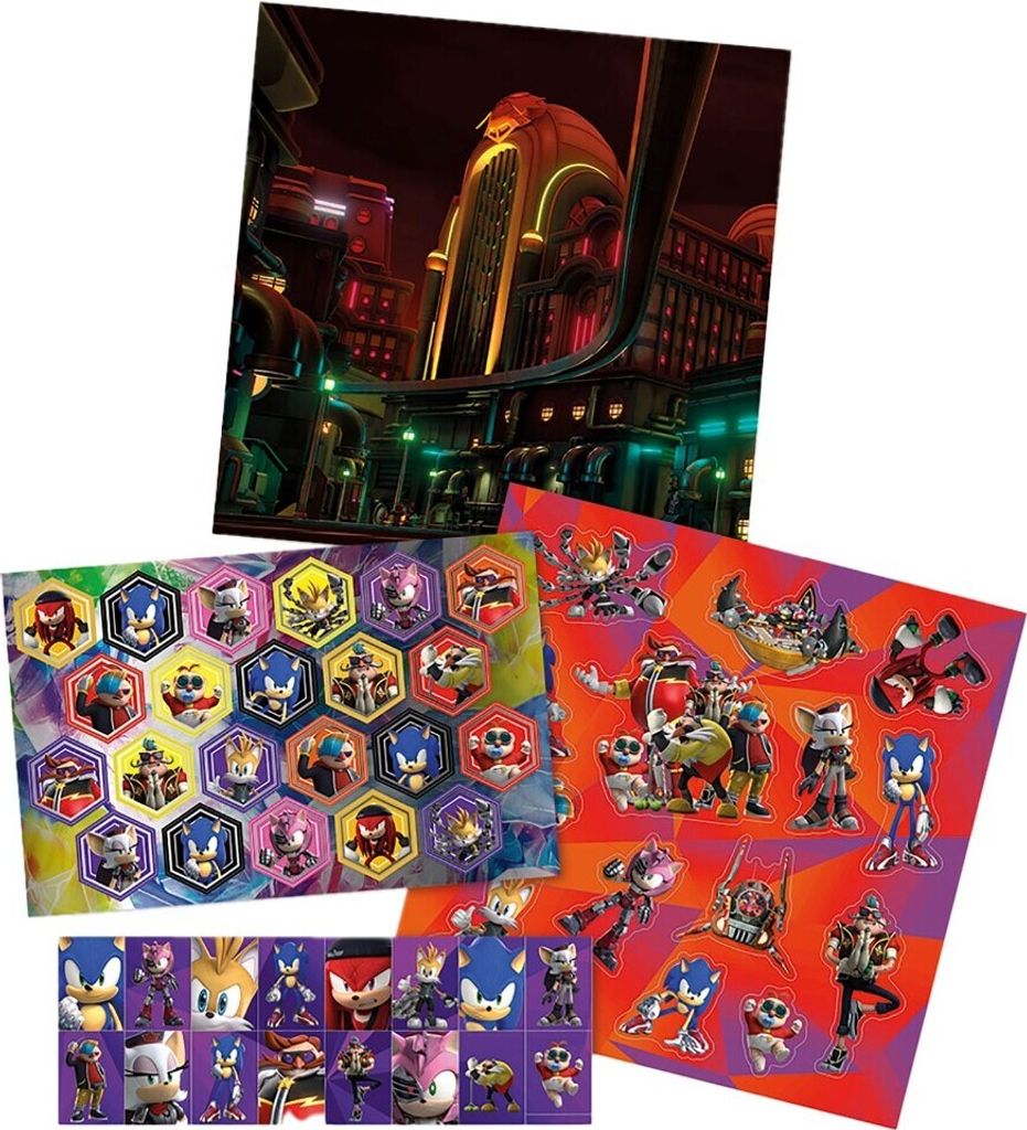 Totum Sonic Hedgehog nálepka set Obrázok produktu 3