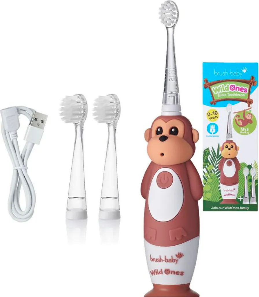 Spazzolino Elettrico Bambini Scimmia 0-10 Anni | Offerta Alta Qualità
