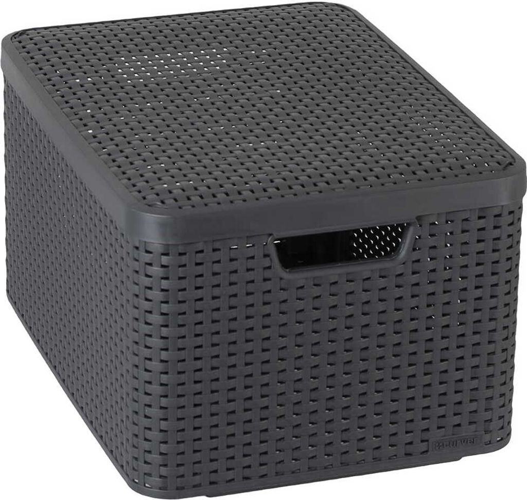 Úložný box Curver s vekom Style L 30L Metallic Silver Obrázok produktu 9