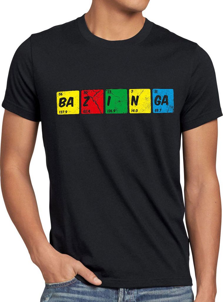 BaumwolleCloud Sheldon Formel Periodensystem Herren T-Shirt chemie