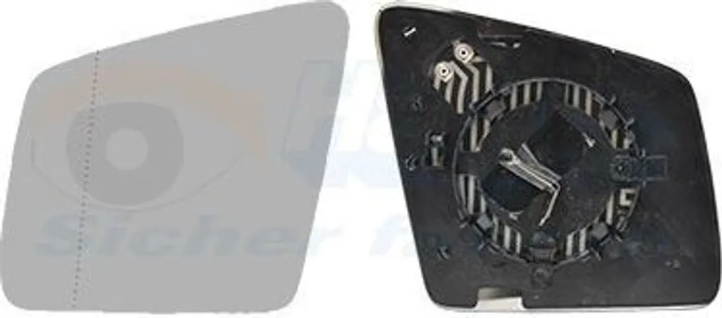 Rétroviseur asphérique chauffant Mercedes W164 VAN WEZEL 3084837 gauche