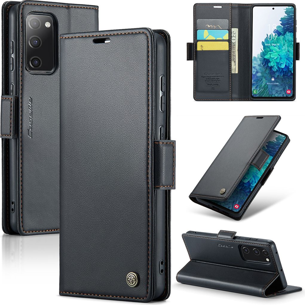 Galaxy S20 FE Pouzdro, RFID Blokování Karet, Pokročilé Flip Obrázek produktu 