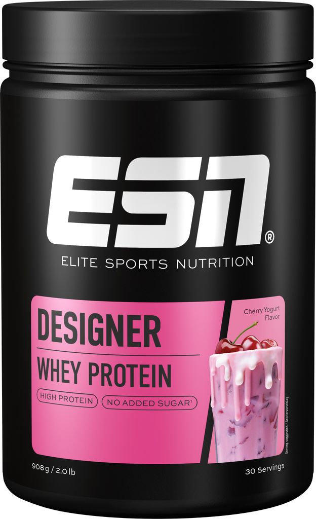 ESN Designer Whey Protein, Puder, Molkenproteinkonzentrat, Produktbild 