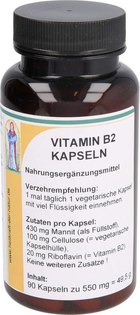 Reinhildis-Apotheke Vitamin B 2 Kapseln, 90 St. Kapseln