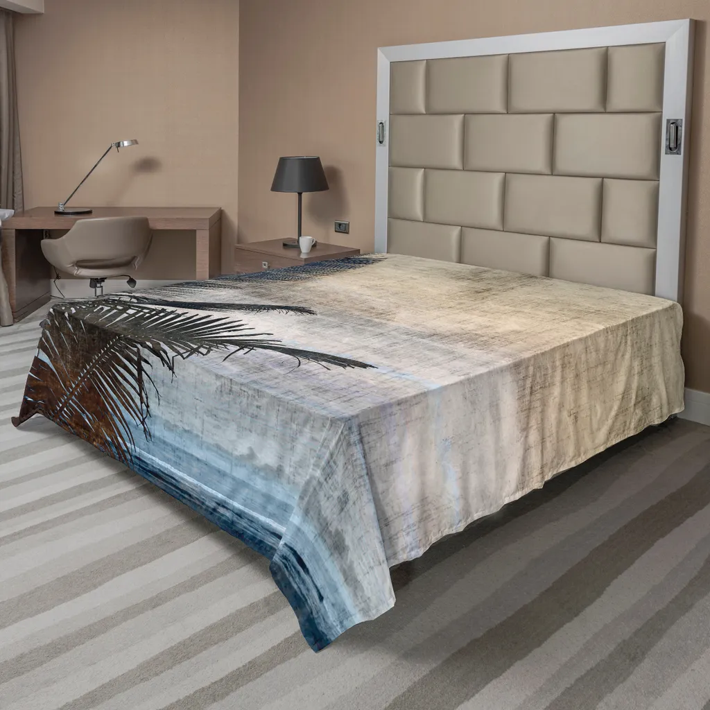 Lenzuolo ABAKUHAUS Tropical Marrone: Estetica Vintage 244x205