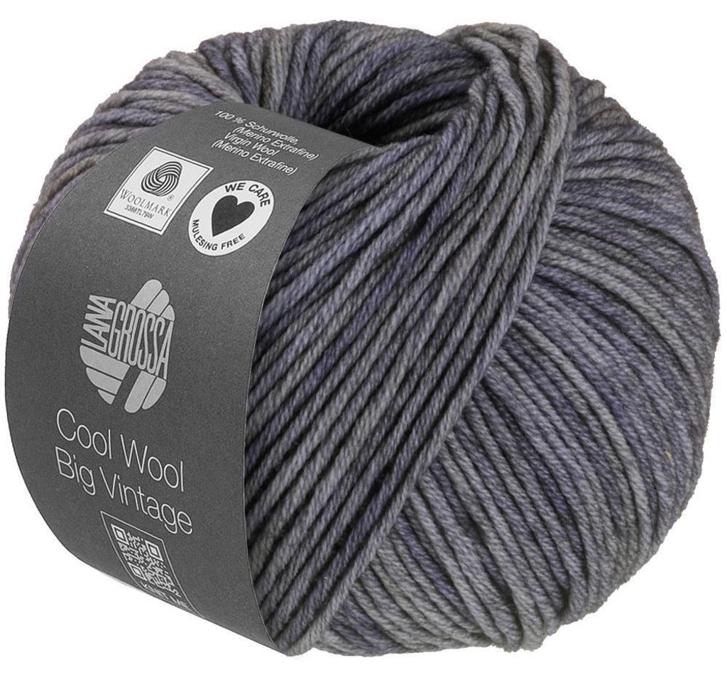 Lana Grossa - Cool Wool Big Vintage 7191 dunkelgrau Produktbild 