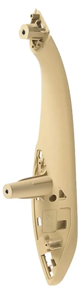 Poignée de porte beige en ABS haute résistance position arrière gauche