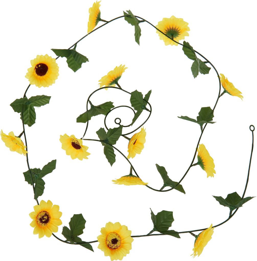 VBS Sonnenblumen Girlande, L 200 cm, Kunststoff / Textil Produktbild 
