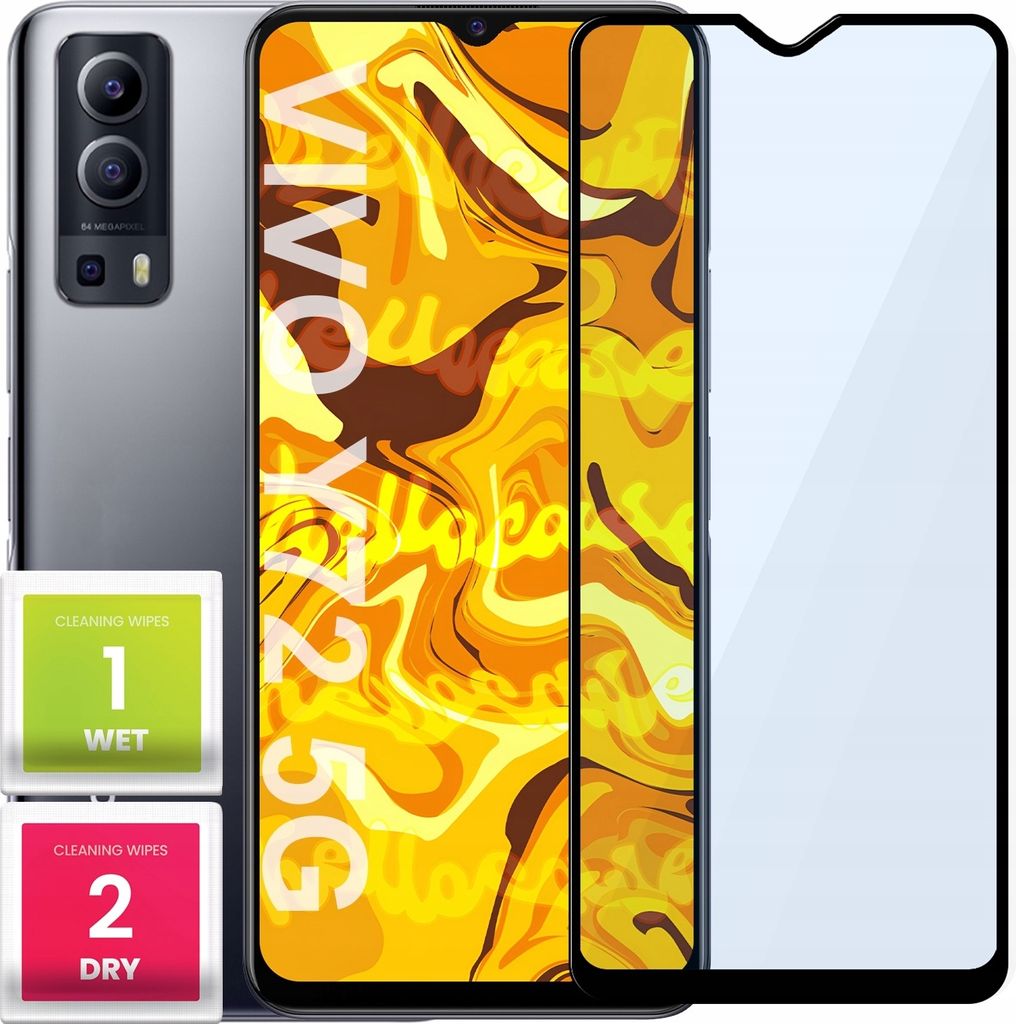 Glas für VIVO Y72 5G Panzerglas Panzerfolie Schutzglasfolie Displayschutzglas Echt Glas Schutz Folie Display Glasfolie 9H