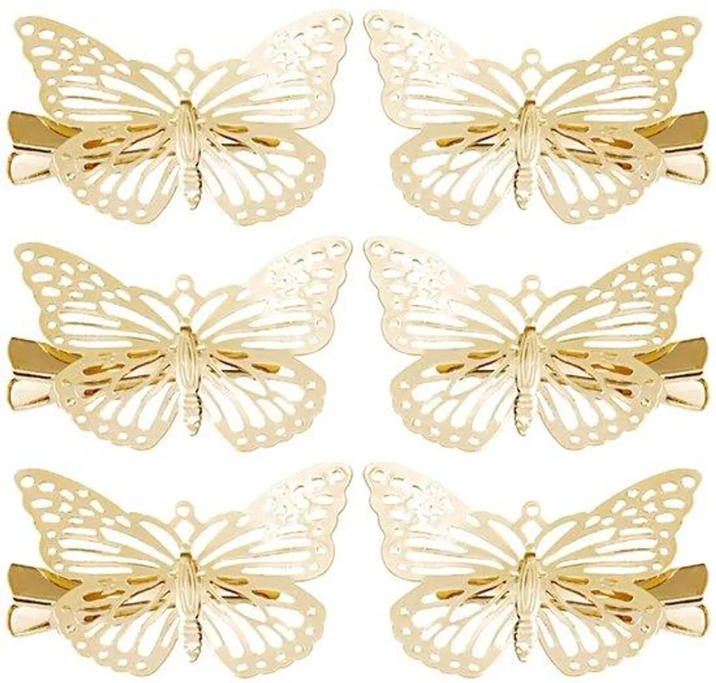 Barrettes à cheveux amovibles : lot de 6 accessoires coiffure pratiques