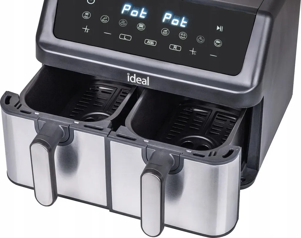 Friteuse airfryer 9L Eldom IDEAL pour cuire deux plats simultanément - 8