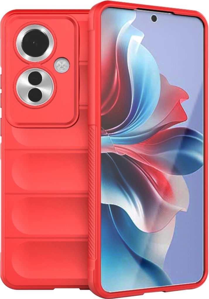Techsuit Magic Shield Back Cover Hülle für Oppo Reno11 F 5G - Rot