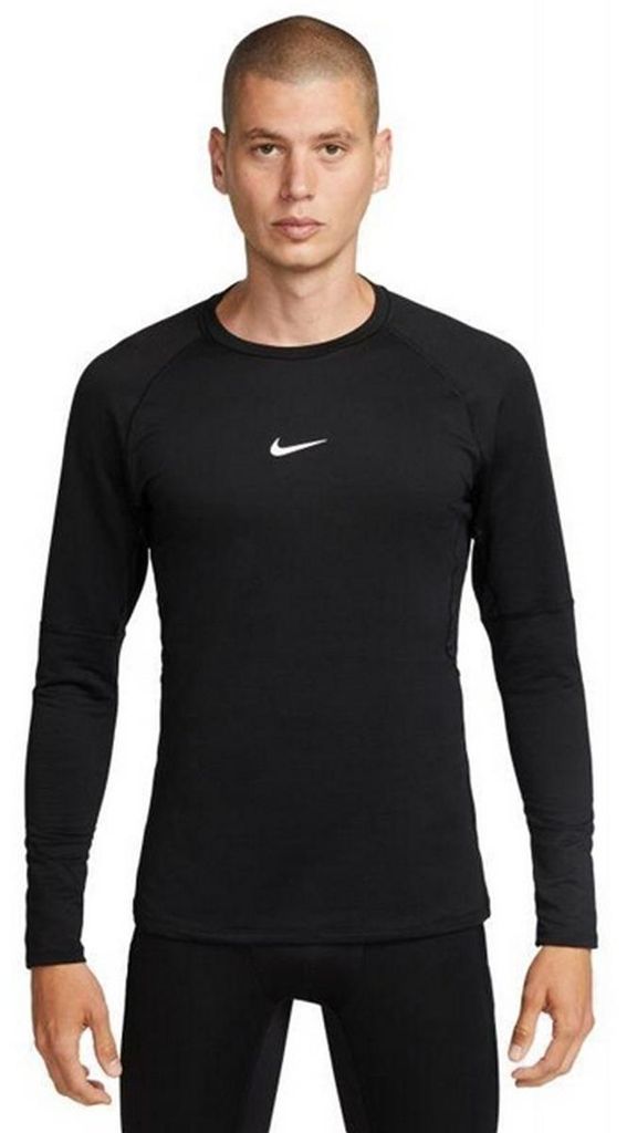Nike - "Pro Warm" T-Shirt für Herren PP6329 (L) (Schwarz)