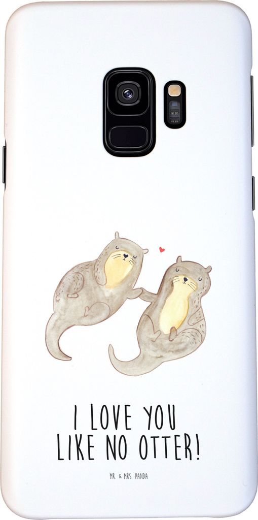 Mr. & Mrs. Panda Samsung Galaxy S9 Handyhülle Otter Hände Produktbild 