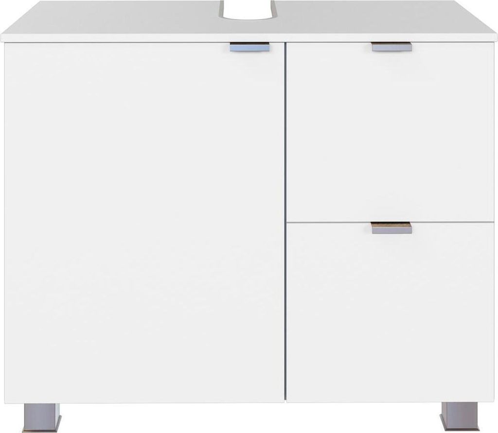 Unterbeckenschrank Unterschrank Waschbeckenschrank Badschrank "Bogota I" Weiß