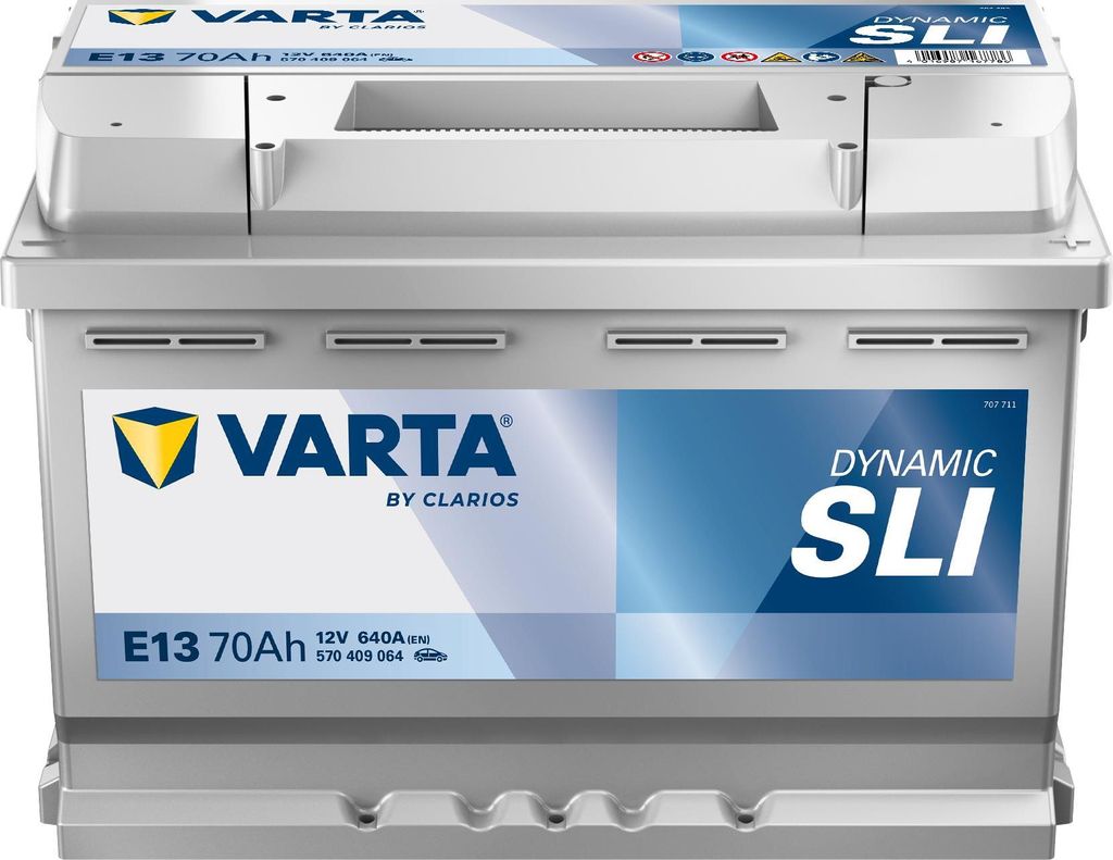 VARTA Dynamic SLI E13 Starterbatterie 12V 70Ah 640A/EN B13 Produktbild 