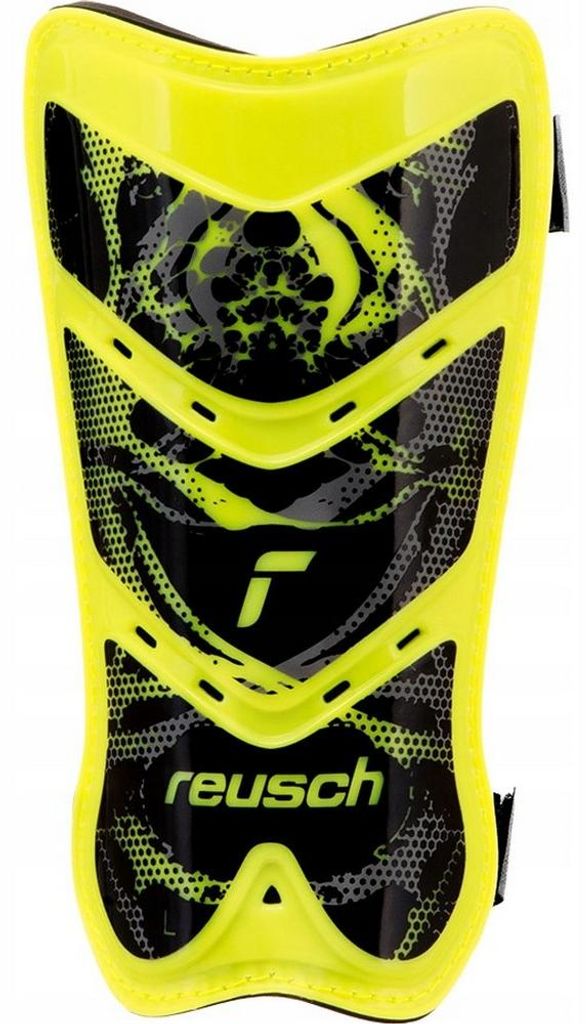 Reusch - Herren Fußball-Schienbeinschoner "Attrakt Lite", Logo MR78329 (L) (Gelb)