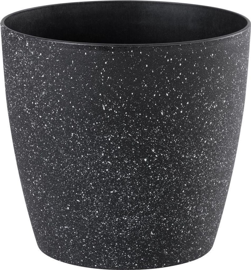 Pot de fleurs Strend Pro Stone, 35x35 cm, noir, effet Image du produit 