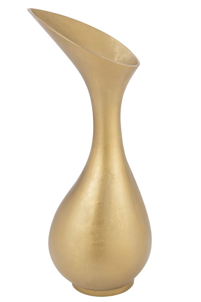 J-Line Vase Aluminium Gold Large