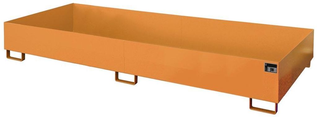 Bauer Regalwanne RW 3300-2, lackiert, Gelborange