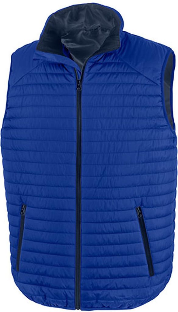 Result R239X | Herren Jacke Thermoquilt Gilet - Farbe: Royal/Navy - Größe: L