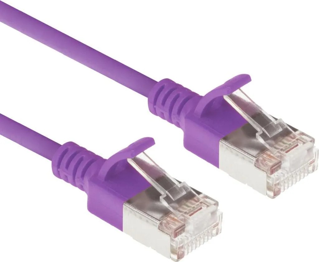 Offerta Cavo Patch ACT DC7305 Viola 5m CAT6A Slimline LSZH Professionale