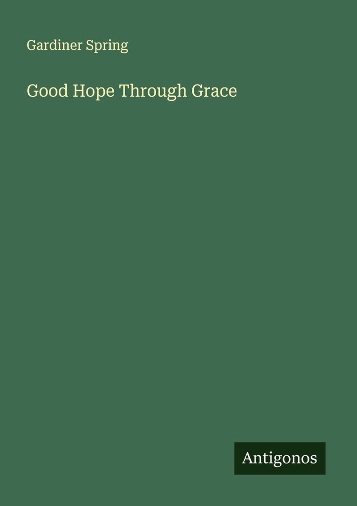 Good Hope Through Grace