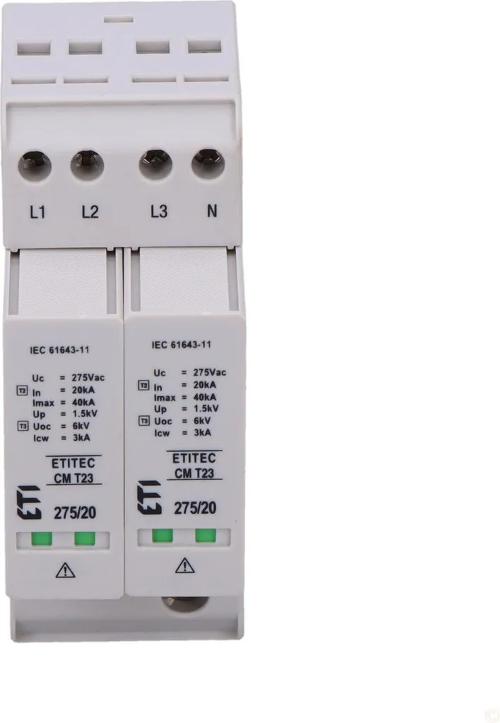 Parafoudre triphasé ETITEC CM T23 pour protéger vos appareils de maison