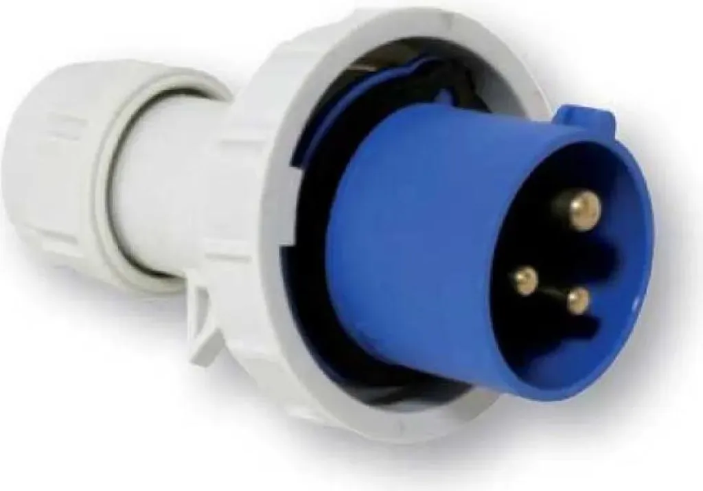 Spina Lalizas 16A Blu 220V - Connettore Industriale Marino IP44