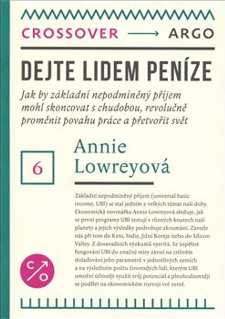 Dejte lidem peníze Annie Lowrey : Analyse sur le Revenu Universel