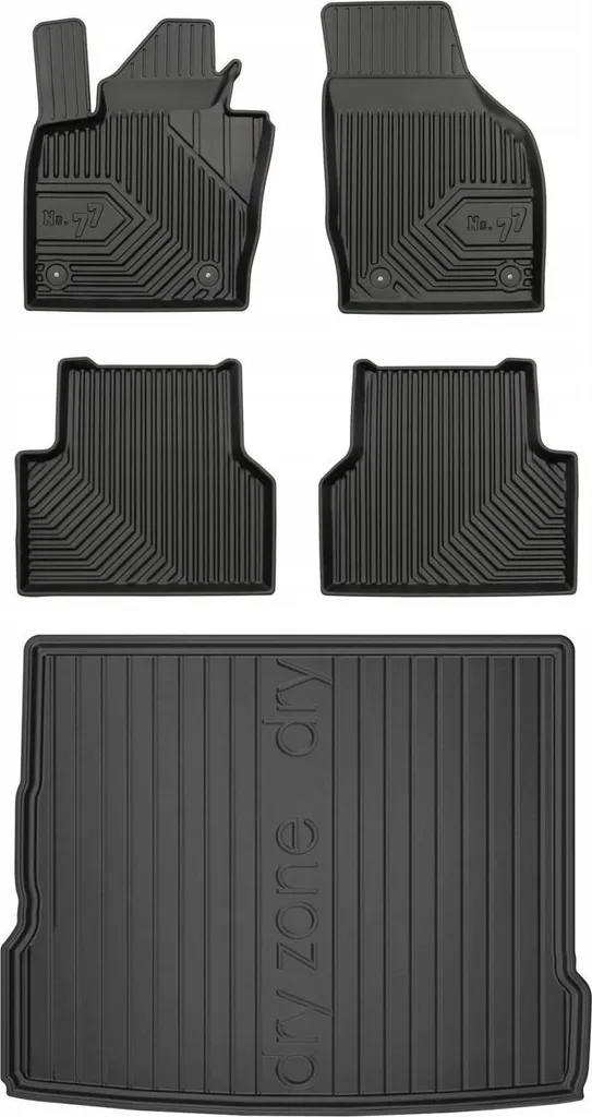 OFFERTA Set 4 Tappetini Gomma Audi Q3 (2011-2018) | Qualità No.77