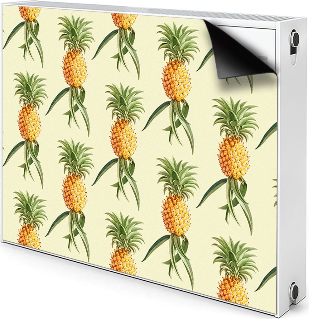 Magnet Verkleidung Abdeckung Heizkörperabdeckung Heizkörperabdeckung 100x60 cm - Muster, Ananas