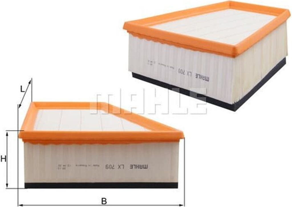 Mahle Original Luftfilter Lx 709