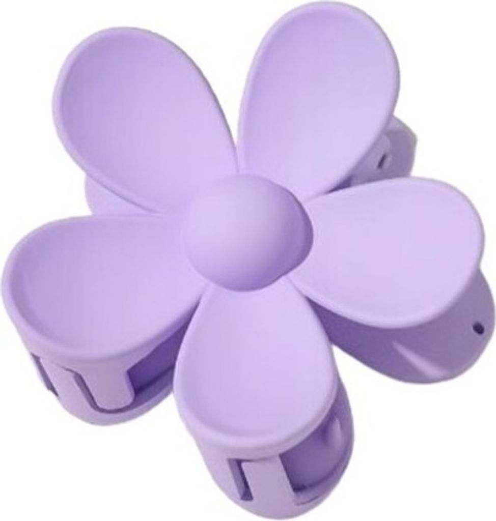 Ecarla Elegante Lila Blüten-Haarklammer – Stilvolles Accessoire für Ihr Haar