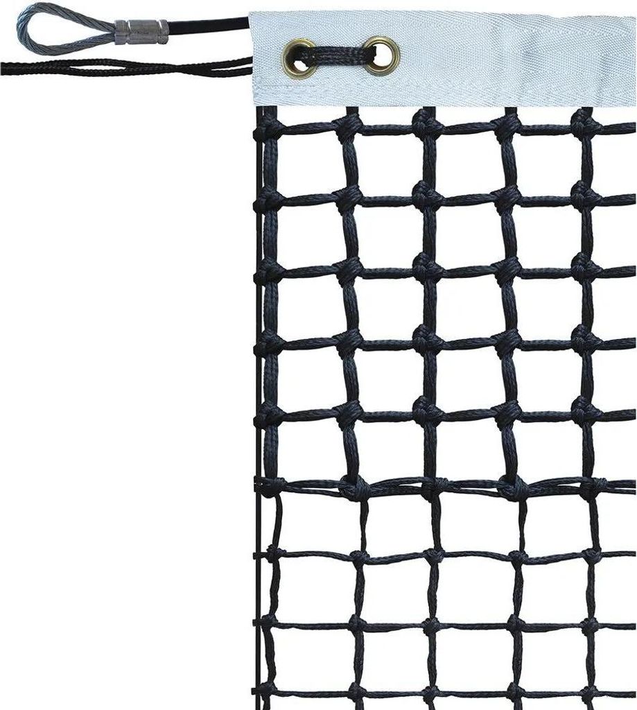 Sporti France Tennisnetz 45 Doppelt Auf 6 Reihen 3 Mm Schwarz Schwarz One Size