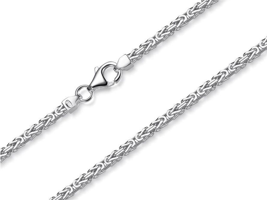 SILBERKETTEN STORE Königskette 3mm - 925 Silber, Länge Produktbild 