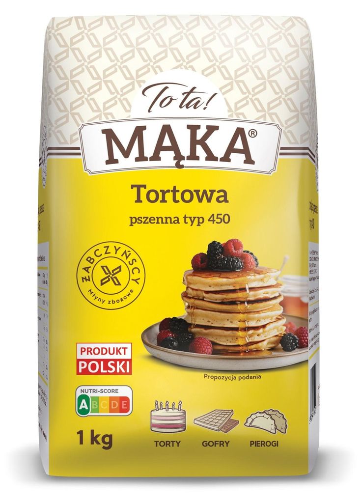 Farine de blé de boulangerie Tota, type 450, 1 kg Image du produit 