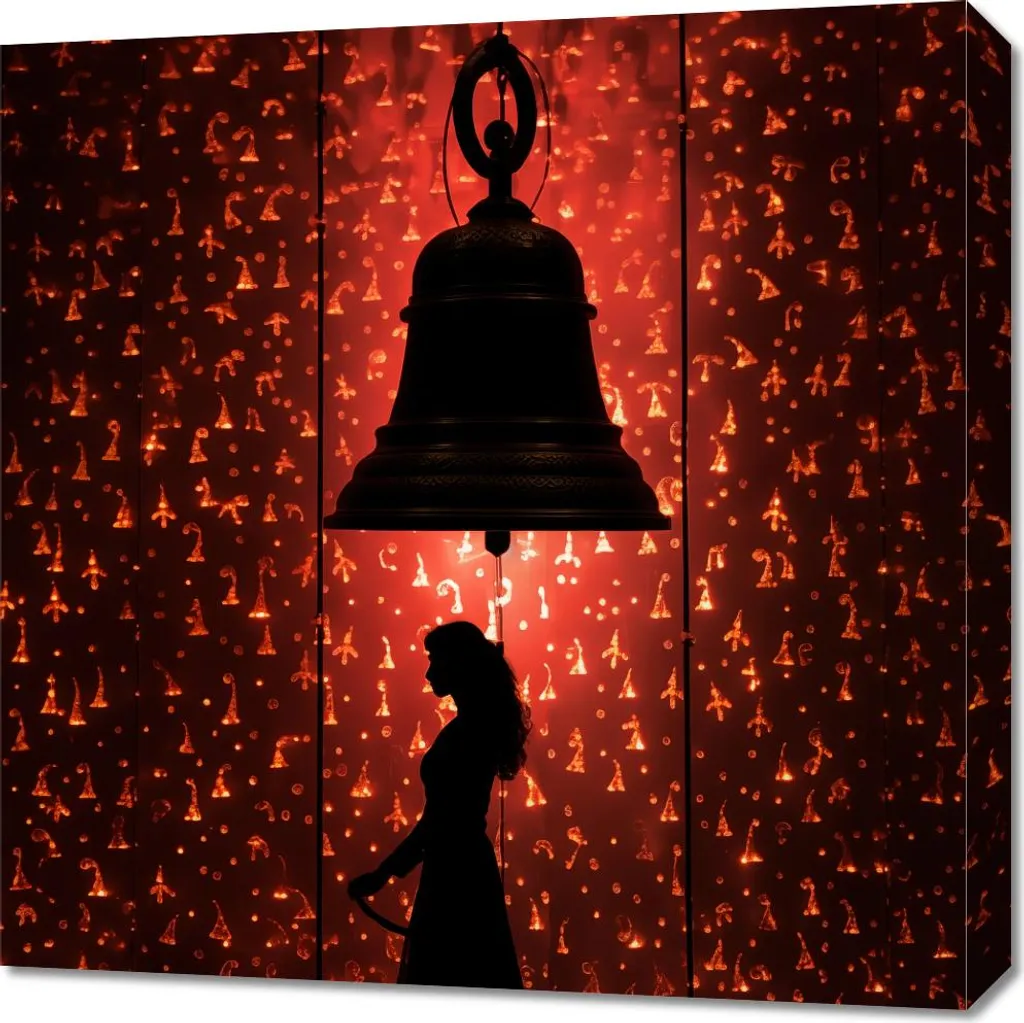 Éclairez vos Murs Sombres : Image Silence illuminé 60x60 à LED Douce
