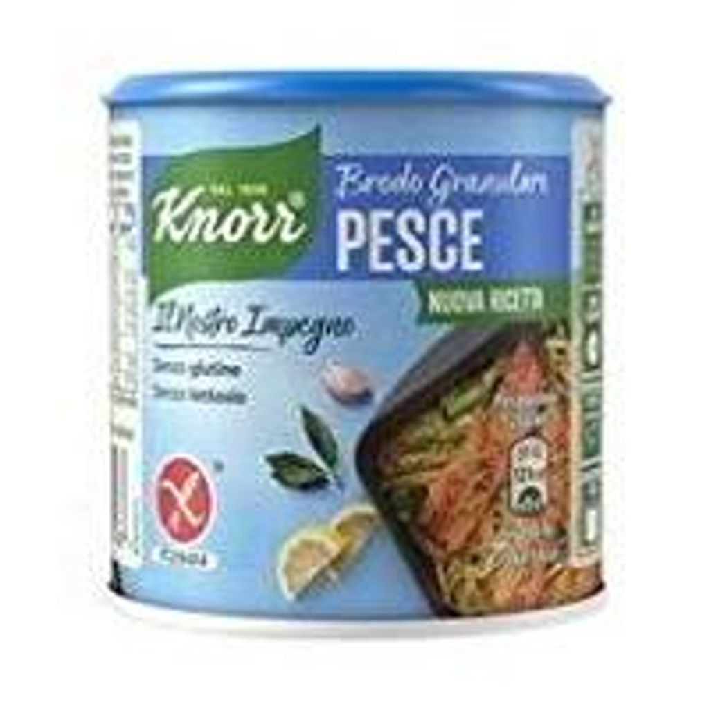 Knorr Brodo Granulare Nuova Ricetta Pesce Granulierte Brühe Fisch 150 Gr