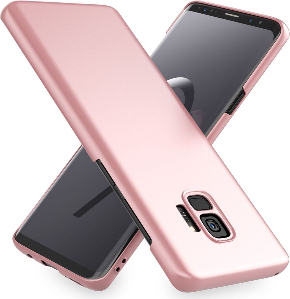 Samsung Galaxy S9 Handy Hülle von NALIA, Dünne Schutzhülle Cover Hard Case Etui Rose Gold